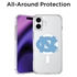 InvisiCase MagSafe North Carolina Tar Heels Logo Case for iPhone 16

