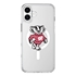 InvisiCase MagSafe Wisconsin Badgers Logo Case for iPhone 16
