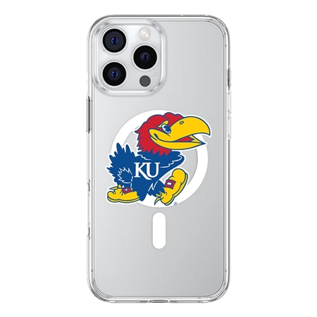 InvisiCase MagSafe Kansas Jayhawks Logo Case for iPhone 16 Pro Max
