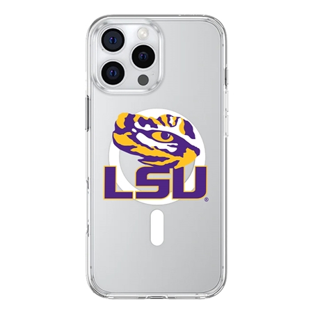 InvisiCase MagSafe LSU Tigers Logo Case for iPhone 16 Pro Max
