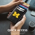 Michigan Wolverines Genuine Leather Pop-Up Wallet
