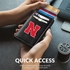 Nebraska Cornhuskers Genuine Leather Pop-Up Wallet
