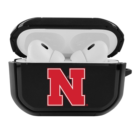 Nebraska Cornhuskers Black Cover for Apple Airpods Pro (3rd Generation) Case
