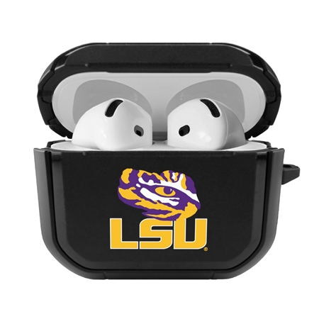 LSU Tigers Black Cover for Apple Airpods (4th Generation) Case
