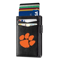 
Clemson Tigers Genuine Leather Pop-Up Wallet