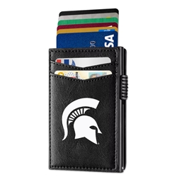 
Michigan State Spartans Genuine Leather Pop-Up Wallet