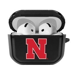 
Nebraska Cornhuskers Black Cover for Apple Airpods (4th Generation) Case