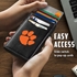 Clemson Tigers Genuine Leather Pop-Up Wallet
