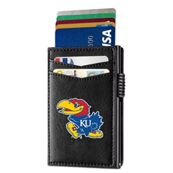 
Kansas Jayhawks Genuine Leather Pop-Up Wallet