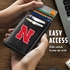 Nebraska Cornhuskers Genuine Leather Pop-Up Wallet
