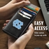 North Carolina Tar Heels Genuine Leather Pop-Up Wallet
